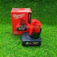 ?? Milwaukee ?? แบตเตอรี่ 12V. 6Ah รุ่น M12B6 ( 6 แอมป์ ) สามารถใช้กับเครื่องมือในรุ่น M12 ได้ทุกรุ่น แบตเตอรี่  จัดส่ง KERRY