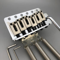 Wilkinson Tremolo Bridge System สำหรับ Fender Stratocaster ST กีตาร์ไฟฟ้า Chrome Silver อุปกรณ์เสริม Spacings 10.5มม. WOV02