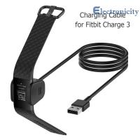 55Cm เปลี่ยน USB อะแดปเตอร์ชาร์จในรถยนต์สายชาร์จสำหรับ Fitbit Charge 3