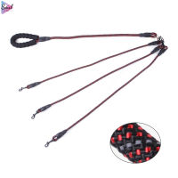 Soul 3 In 1 Pet Dog Nylon Traction Rope Wear-Resistant 360 Degree Rotating Buckle 3 Way Multiple Dog Leashes