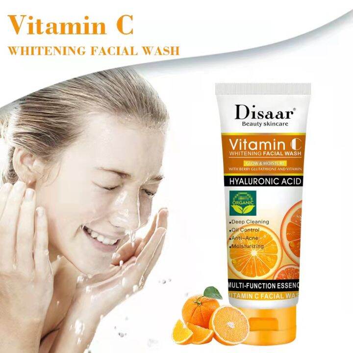 DISAAR VC Facial Cleanser Facial Foaming Cleanser Replenishing