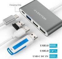 Lention USB-C Hub Type C 3.0 2.0 4-in-1 for Pro Air 131516 Surface ChromeBook Multiport Charging Connecting Adapter