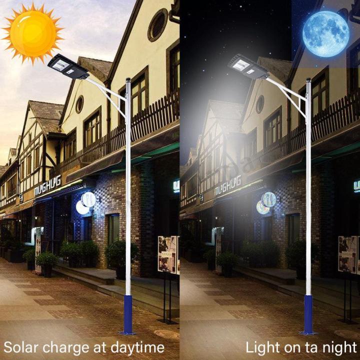 new-รุ่นเเนะนำ-สว่างสุด-30w-180-led-solar-street-light-โคมไฟถนนโซล่าเซลล์-led-30w-มีระบบ-pir-sensor-สามารถปรับความสว่างคงที่ได้-ควบคุมการใช้งานด้วยรีโมท-เเสงขาว-พร้อมขายึดยาว-45-cm