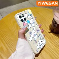 YIWESAN เคสสำหรับ Infinix Smart 6 S5 Lite Smart 6 HD Smart 6 Plus ลายการ์ตูน Cinnamoroll เคสโทรศัพท์ซิลิโคนนิ่มดั้งเดิมเคสโทรศัพท์กันกระแทกลวดลายขอบสี่เหลี่ยมเคสหลังกล้องคลุมทั้งหมดเคสห่อหุ้มเลนส์กล้อง