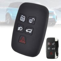 shangdjh Silicone Remote Car Key Case Fob Cover Rubber Shell Skin For Land Rover Range Rover Sport Evoque Discovery Jaguar F Pace Type XJ