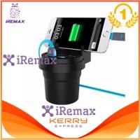 iremax ช่องเสียบที่จุดบุหรี่ USB 5V/3.1A มาพร้อมจอแสดงผลวัดโวลต์ DC 12-24V 150W (จำนวน 1ชิ้น) - สีดำ