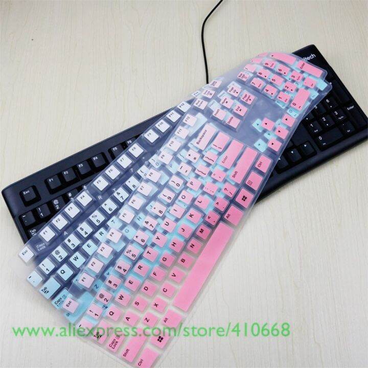 waterproof-silicone-desktop-keyboard-cover-protector-skin-for-logitech-mk120-k120-computer-dust-cover-film-keyboard-accessories