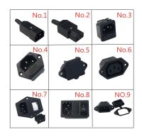 Black IEC 320 C13 Female Plug Rewirable Power Connector 3pin Socket 10A /250VWires Leads Adapters