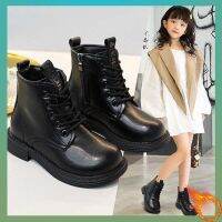 *รองเท้าบูทเด็กผู้หญิง Girls Martin Boots Spring/Summer 2023 ใหม่สไตล์อังกฤษบิ๊กเด็กเดี่ยวรองเท้าบูทเด็กแคทวอล์กบอยโชว์บูทตี้