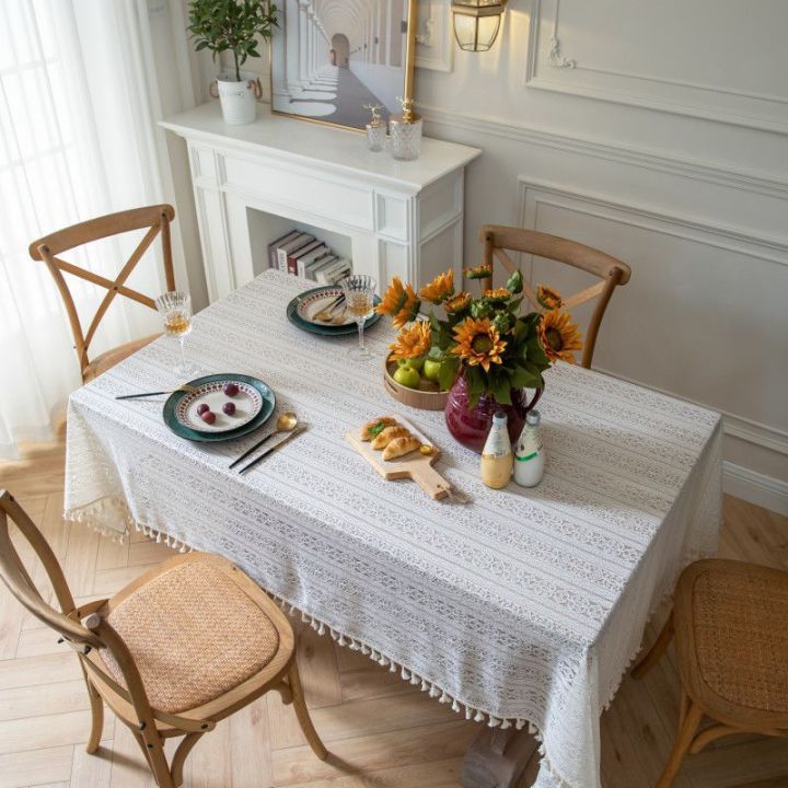 hot-ฝรั่งเศสโรแมนติกสีเบจลูกไม้กลวงโครเชต์ผ้าปูโต๊ะสี่เหลี่ยมผ้าคลุมผ้าตกแต่งงานแต่งงานผ้าถ่ายรูป