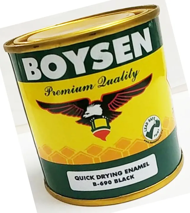 BOYSEN QDE BLACK B-690 ( 1/4 LITER ---------- 1/4 LITER ------------ 1/ ...