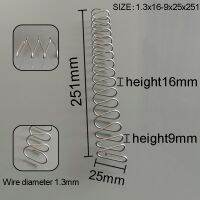 251mm Length Square Spring Wire Diameter 1.3mm Steel Rectangular Conpression Springs For 30 Round Accessories