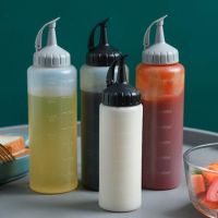 hotx【DT】 Squeeze Bottle Seasoning Jar Household Soy Sauce Vinegar Salad Dressing