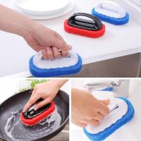 Multi function Kitchen Bathroom Cleaning Sponge Brush Kitchen Cleaning Toilet Glass Wall Cleaning Bath Brush Cleaning Tools 2023