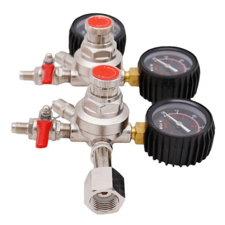 New Homebrew Dual Body CO2 Draft Beer Regulator For Draft Beer