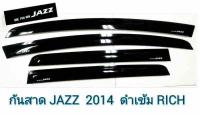 B&amp;Nกันสาดประตู JAZZ  2014 สีดำงานRICH