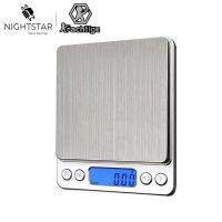 3000g X 0.1g Digital Gram Scale Pocket Electronic Jewelry Weight Scale 500g X 0.01g Scale / NO บรรจุภัณฑ์ขายปลีก-wangjun1