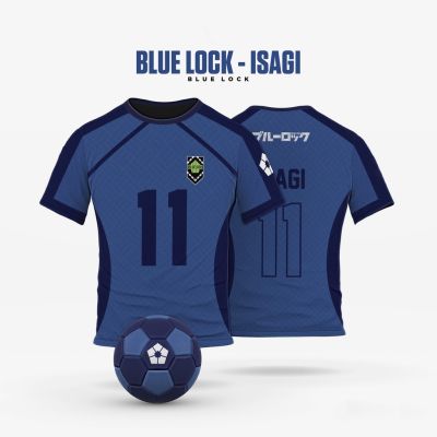 Blue Lock เสื้อยืดฟุตบอลอะนิเมะ 3D พิมพ์ผู้ชายกีฬาขนาดใหญ่พิเศษแขนสั้นเสื้อยืดเสื้อยืดเสื้อถักเสื้อผ้าด้านบน XS-5XL