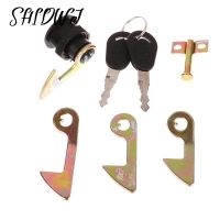 1 Set (1 Lock 2 Keys 4 Metal hook) Electric Car Scooter Tail Box Lock Trunk Lock Accessories Motorcycle Rear Locks