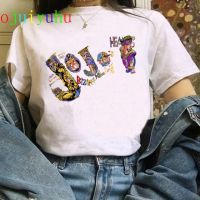 ญี่ปุ่น Anime Jojo Bizarre Adventure T เสื้อผู้หญิง Kawaii การ์ตูนเสื้อยืด Plus ขนาด Unisex Harajuku ตลกฤดูร้อนหญิง/ชาย