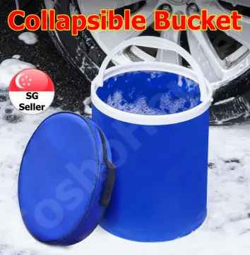 Lixada 20L Collapsible Water Bucket Folding Bucket Water Storage Container  for Camping Hiking Traveling Fishing Washing