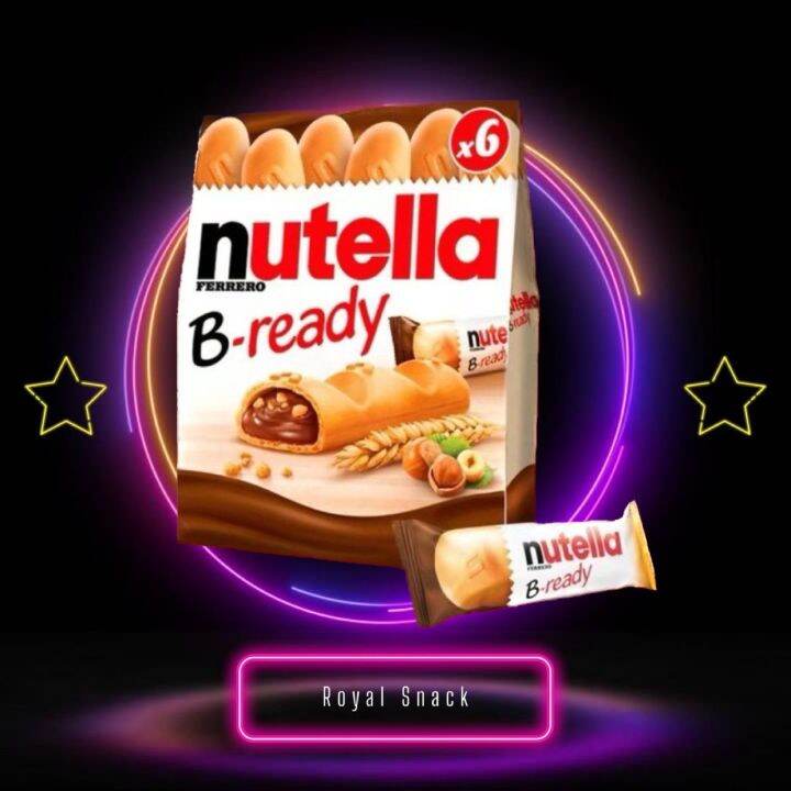 Nutella B Ready Hazelnut Chocolate Wafer Stick Halal 巧克力榛果夹心饼干 饼干棒