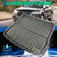 [unji]ถาดรองที่เก็บของสำหรับรถ Audi Q5 SQ5 FY MK2 2019 2018ลำต้นพื้นพรมในรถพรมอุปกรณ์กันน้ำ