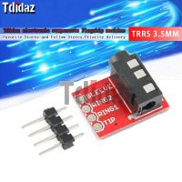 5pcs 3.5mm Plug Jack Stereo Plastic + Metal TRRS Headset Audio Socket Breakout Board Extension Connector Module 3.5mm jack WATTY Electronics