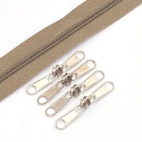 3 Meters 25 Colors Nylon Zippers Rolls with 3pcs Double-sided Zipper Slider for Sewing accessories Door Hardware Locks Fabric Material