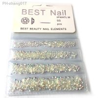 31 Colors SS4-SS8 Mix Sizes Flatback Non hotfix Crystal Glass Nails Art Rhinestones For 3D Nail Art Rhinestones Decoration Gems