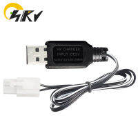 เครื่องชาร์จ USB พร้อมปลั๊กตัวผู้ KET-2P สำหรับชุดแบตเตอรี่ Ni-MH และ Ni-Cd 6.0V พร้อมไฟ LED และการป้องกัน BMS