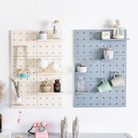 【CW】 Self-Adhesive Wall Mounted Household Storage Board Organizer Shelf Convenient Support Rack Supplies Decoration repisas