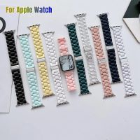 Tali Jam Tangan Resin untuk Jam Tangan Apple Seri 8 7 6 SE 5 4 42 38Mm Tali Warna Permen untuk Iwatch 44Mm 40Mm 41Mm 45Mm 49Mm Ultra Korea