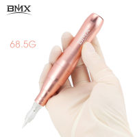 BMX Tattoo Machine Kit Professional ปากกาสักโรตารี่ดิจิตอลพร้อมเข็มตลับหมึกสำหรับแต่งหน้าถาวร Eyebrow Lips PMU