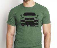 Men Tees Size Tshirt Classic Japanese Car Fan Civic Tshirt Tuner 10 Gen Si Vtec Men Tees