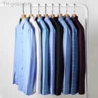 ☑✿ Seamless New Design Fabric Men Shirts Sleevehigh Striped for Sleeve