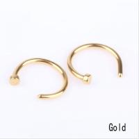 2pcs Open Goth Punk Hoop Lip Clip Steel Stainless Jewelry Nose Ring Jewelry Body Piercing