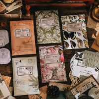 Retail Vintage Retro Antique Years Letter DECO Material Paper Pack Journal Scrapbooking Memo Pad Notepad