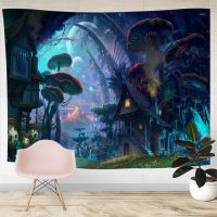 Tapastry Wall Mushroom Decor Home Decoration Accessories Tapestries Grunge Room Decor Tapestry Wall Hanging Chimenea Decorativa