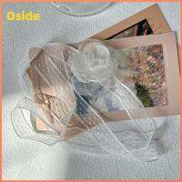 OSIDE 4pcs 92ซม. ค่ะ ยางรัดผม คาเมลเลีย อเนกประสงค์อเนกประสงค์ สร้อยคอริบบิ้นผ้าไหมยาว ของใหม่ ดอกไม้สีขาว ริบบิ้นผ้าไหมคาเมลเลีย ที่วางแขน