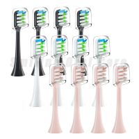 ZZOOI 4PCS SOOCAS X1/X3/X3U/X3Pro Replacement Toothbrush Heads V1/V2/X1/X5/D3 Sonic Electric Toothbrush Head DuPont Bristle Nozzles