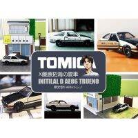 ญี่ปุ่น TOMY Domeka จำลองรถ Toyota AE86 หัวแม็กข้อความ D racing Fujiwara รถเต้าหู้