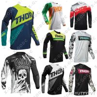 【hot】☂☼  2022 X-GODC THOR Downhill Jersey Motorcycle Mountain MTB Offroad Locomotive Shirt