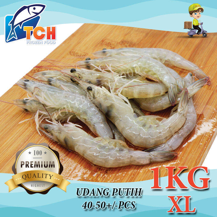 UDANG PUTIH SAIZ XL, WHITE PRAWN LARGE , TCH FROZEN FOOD, FRESH FROZEN ...