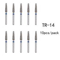 10ชิ้น/แพ็ค Br-31เพชรทันตกรรม Burs เจาะทันตกรรมด้ามจับด้ามจับขนาดเส้นผ่าศูนย์กลาง1.6มิลลิเมตรเครื่องมือทันตแพทย์ Br-41 Sf-41 Fo-32 Tr-13