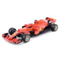 Bburago 1:43 2018ทีม Ferrari SF71H #5 #7 F1รถแข่งรถฟอร์มูลาแบบคงที่รถหล่อตายโมเดลรถของเล่นสะสม