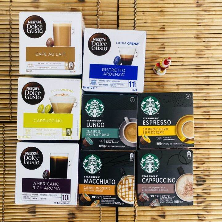 Nescafe and Starbucks Dolce Gusto Coffee Capsules Lazada PH