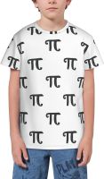 Funny Mathematical Happy Pi Day T- Shirt Short Novelty for Boys and Girl