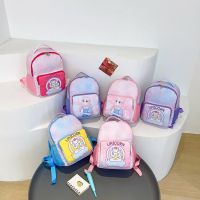 Tas Ransel Anak Perempuan กระเป๋านักเรียนอนุบาลยูนิคอร์นสำหรับเด็กชายวัยหัดเดิน2-3-6ขวบเด็กๆเข้าเรียนในกลุ่มเล็กๆสองกระเป๋าสะพายไหล่0000