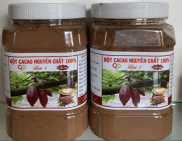 Bột cacao nguyên chất 100% Đak Lak 1 Kg 1 HỘP 500gram, không đường